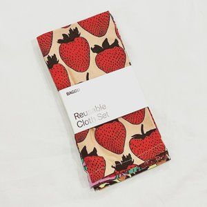 Baggu Reusible Cloth Set - Backyard Fruit - Set of Three